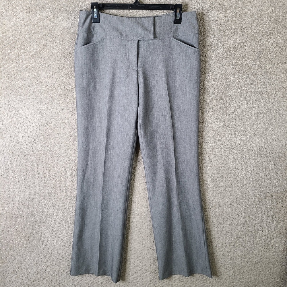 Vintage Studio 253 Pants Womens 8‎ Gray Bootcut Trouser Dress Career Office